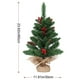 thumbnail image 3 of 60cm Desktop Mini Christmas Tree Red Fruit Simulation Plant Office Ornament Christmas Decoration Suitable For Small Rooms Vibe Artifact, 3 of 5