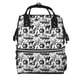 thumbnail image 1 of Easygdp Black White Halloween para Bolsa de Bebé de Gran Capacidad con Múltiples Bolsillos, Bolsa de Pañales para Padres, Bolsa de Viaje Organizada y Elegante, 1 of 6