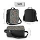 thumbnail image 2 of Fotbe Alphabet Lonchera Bolsa de Almuerzo para Hombres y Mujeres, Lonchera de Gran Capacidad, Bolsa de Almuerzo Reutilizable, Bolsa Térmica Aislante, 2 of 7