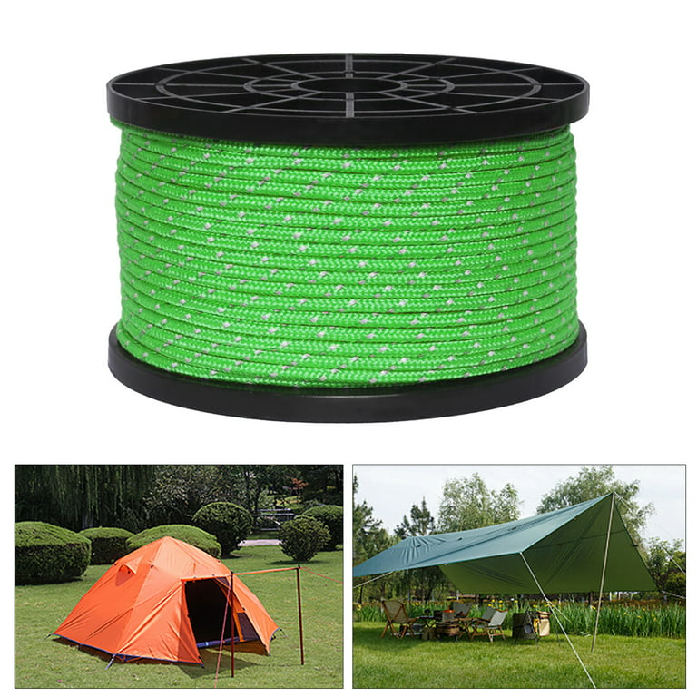 Camping Rope, Tent Guy Ropes with Adjustable Pulley, Portable Camping Rope  with Hook, Utility Rope Tent Rope Cord Reflective, Sturdy Reflective  Camping Rope, Reflective Utility Rope for Tent Camping : :  Sports