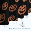 thumbnail image 6 of Halloween Spooky Pumpkins Pattern Shower Curtain 36"x72" ,Bathroom Decorative Shower Curtains Set with 12 Hooks,Modern Waterproof Washable Shower Curtain, 6 of 6