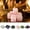 6PC-Multicolor, variant on Polished Natural Crystal Dice, 6-Sided Gold Pips Dice Games Healing Crystal Dice Decor for Divination Tarot Table Board Game Ornament 1pc
