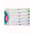 thumbnail image 5 of 4pcs Gradient Fluorescent Highlighters Set In Cute Pudding Puff Pen Case, Colorful Markers For Students And Office Supplies, 5 of 5
