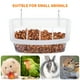 thumbnail image 3 of Tazón de alimentos para aves Tazón de alimentación de aves alimentador de pájaros alimentador de comedero de comedero suministro de aves, 3 of 7