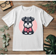 thumbnail image 4 of Playera Blanca Camiseta Unisex Estampada Schnauzer, 4 of 5