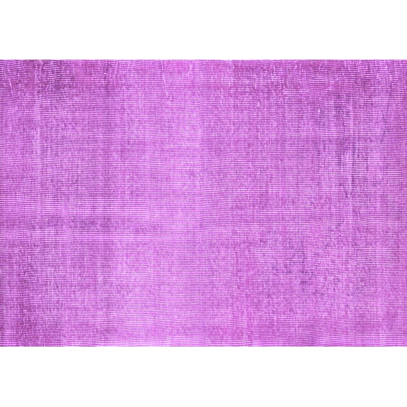 Ahgly Company Indoor Rectangle Abstract Purple Contemporary Area Rugs, 8' x 10'