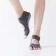 thumbnail image 2 of Calcetines de yoga con cinco dedos abiertos, antideslizantes, con protección para los pies, para mujer, con dispensador de agujeros para cavar, 2 of 6