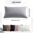 thumbnail image 3 of Pillow Cases Queen 1PCS - Grey Double Brushed Microfiber Pillowcases, Super Soft Pillow Case Covers with Envelope Closure, Wrinkle, Fade and Stain Resistant, 29.2x18.9 Inches, 3 of 9