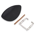 thumbnail image 3 of Cergrey Chin Rest, No Edges 4/4 Violin Chin Rest, Premium Ebony Wood Excellent Craftsmanship Convenient To Use For Violin Instrument Lovers, 3 of 8