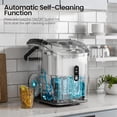 thumbnail image 3 of Havato  Nugget Ice Maker, Portable Countertop  Ice Machine  Chewable Crushed Ice | 35Lbs/24H, Self-Cleaning, Quiet & Compact ,Black, 3 of 10