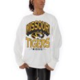 thumbnail image 2 of Women's Gameday Couture White Missouri Tigers Midweight Oversized Long Sleeve T-Shirt, 2 of 5