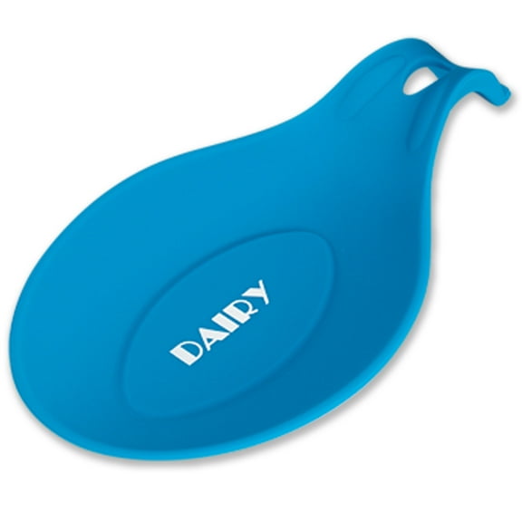 The Kosher Cook, 9" Silicone Kitchen Utensil Holder Spoon Rest - Blue