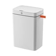 thumbnail image 1 of DOLITY Capteur Intelligent Sans Contact Poubelle Étroite 18L Blanc Déchets Imperméables Compacts, 1 of 9
