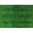 thumbnail image 1 of Ahgly Company Indoor Rectangle Oriental Green Modern Area Rugs, 2' x 5', 1 of 4