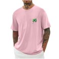 thumbnail image 1 of Wancir Mens Shirts Clearance Sale Man Falling Shoulders Printing Motion Bodybuilding T-shirt, 1 of 3