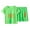 Green, variant on Multi-Colors Toddler Boys Outfits Short Sleeve Suit Summer Sports Suit Girls Basketball T Shirt + Shorts Football Suit Sets Outfits,2-Piece,
