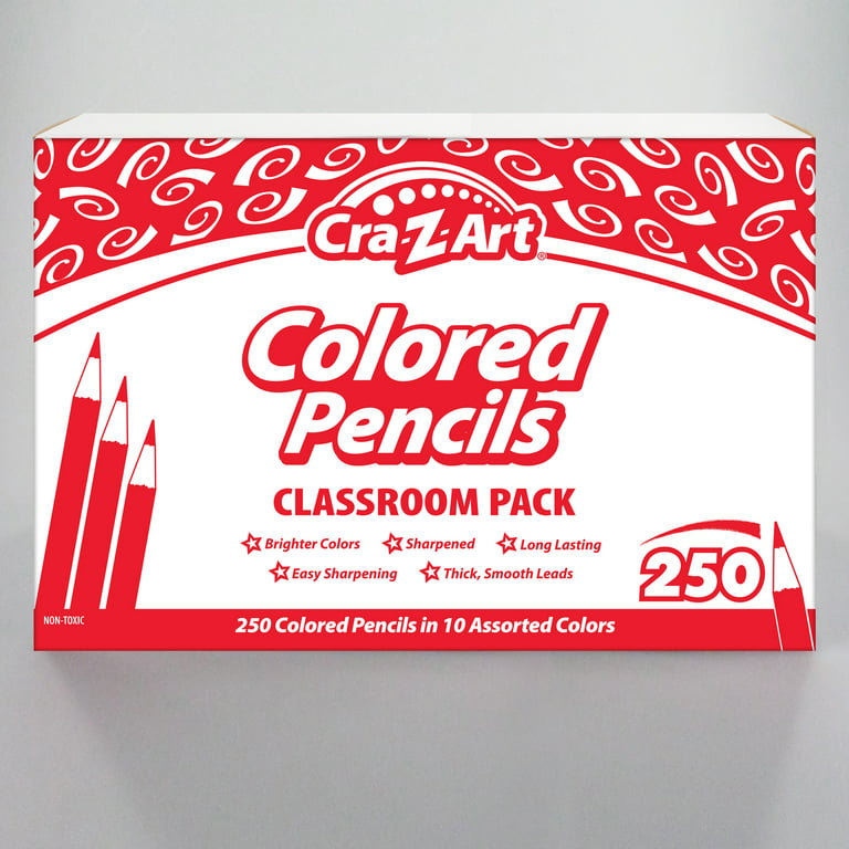Colored Pencils Class Pack - 250 Per Box