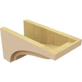 thumbnail image 5 of 7"W x 14"D x 7"H Wide Helena Rough Cedar Woodgrain TimberThane Corbel, Primed Tan, 5 of 6