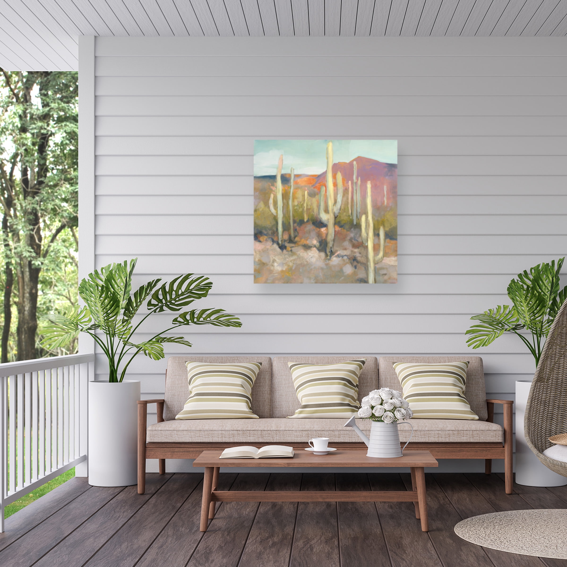 Julia Purinton 'High Desert I' Outdoor Canvas 18x22