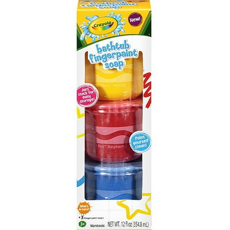 bathtub crayola fingerpaints soaps count oz fl walmart bath