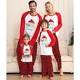 thumbnail image 2 of Pijamas familiares navideños a juego, conjuntos de pijamas a cuadros blancos y negros, Santa, gafas de sol, Navidad en julio, 2 of 3