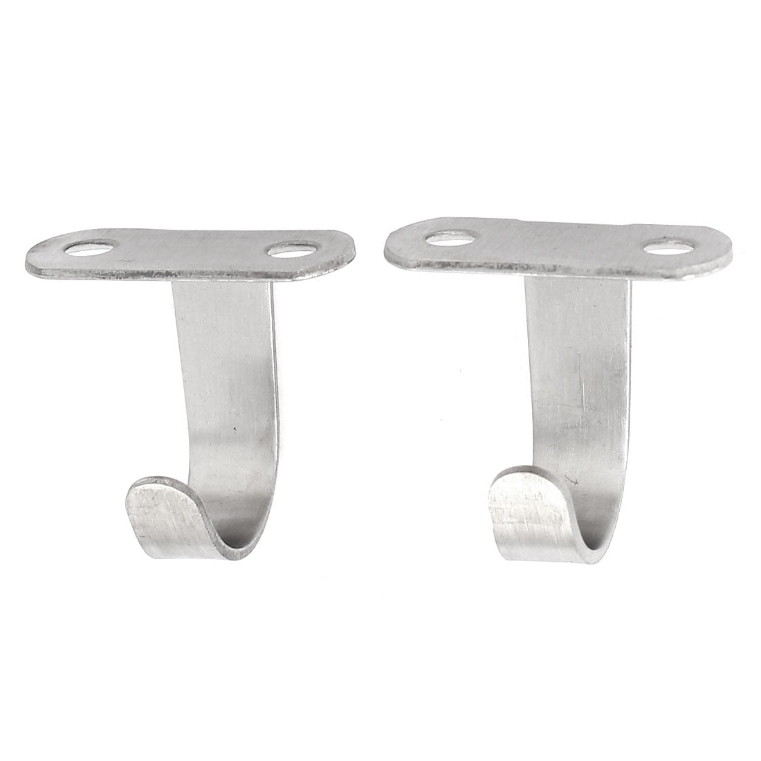 Unique Bargains Clothes Bag Coat Cabinet Top Mount Stainless Steel Unique Bargains Clothes Bag Coat Cabinet Top Mount Stainless Steel Wall Hooks Hangers 2pcs