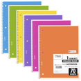 thumbnail image 1 of Cuaderno Mead Spiral de 1 asignatura, rayado universitario, 70 hojas x6, 1 of 6