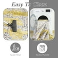 thumbnail image 6 of Wondo 5x8 Modern Abstract Area Rugs - Gold Low Pile Washable Carpet for Living Room, Bedroom, Nursery, Office, Kitchen - Non-Slip Stain Resistant Soft Rug for Indoor Use, 6 of 8