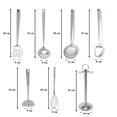 thumbnail image 3 of Juego de utensilios 7 piezas de acero inoxidable con soporte, 3 of 5