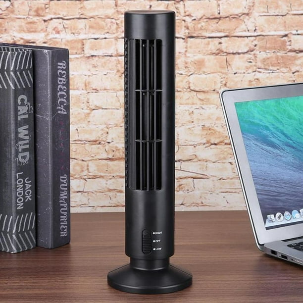 Enfriador De Aire Portátil, Ventilador Vertical Sin Aspas, Ventilador De Aire Acondicionado De Escritorio USB, Mini Ventilador De Torre De Refrigeración Para El Hogar Y La ANGGREK Otros