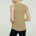 thumbnail image 4 of fatyb Women's Workout Tanks Quick Dry Sleeveless Running Tops Yoga Gym Lightweight Ribbed Sports Shirts, 4 of 7