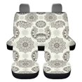 thumbnail image 2 of Pzuqiu Boho Mandala Car Seat Covers Sets 4Pcs Front Seat Protector Carseat Rear Split Bench Cover Universal Vehicle Seat Protector Fit Most Car, Truck, Suv, or Van, 2 of 7