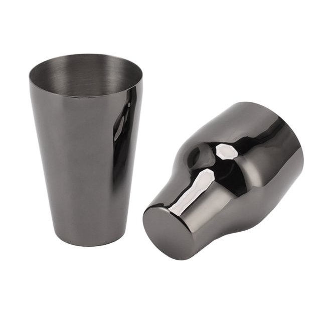 Cocktail Shaker, Lasting Visual Appeal Discoloration Resistance Dishwasher Safe 2 Section Rustproof Stainless Steel Martini Shaker Treatment For Parties
