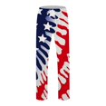 thumbnail image 3 of CHOK Carpenter Pants for Men Mens All Seasons Fashion Independence Day Theme Casual Digital 3D Printing Drawstring Casual Pants Plus Size Wide Leg Pants Running Pants Men, 3 of 5