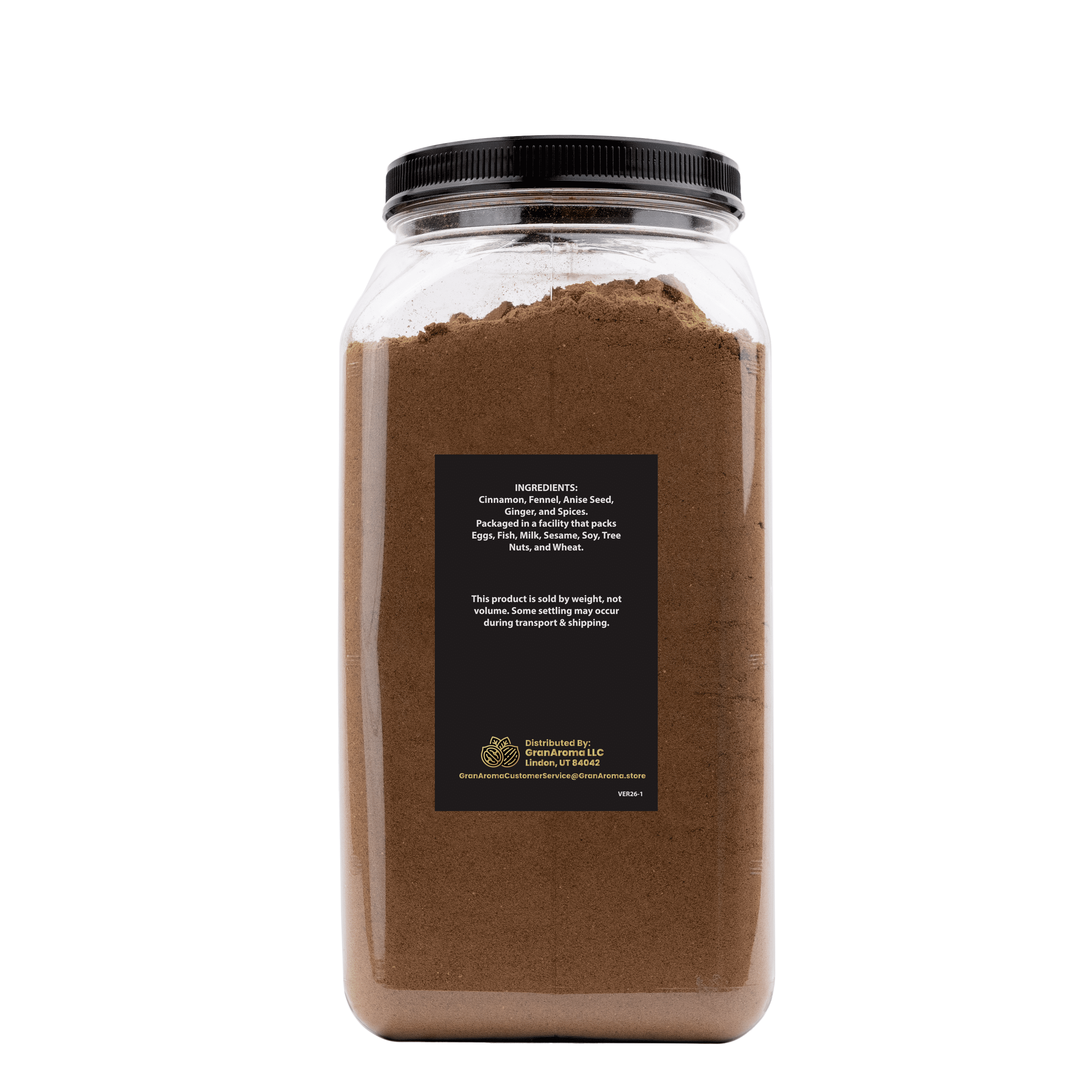GranAroma Chinese Five Spice, Aromatic, Warm, and Balanced Blend for Stir-Fries, Marinades, and Roasts 4.5 Pound