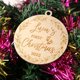 thumbnail image 2 of Adorno de árbol de Navidad personalizado para el primer bebé, adorno grabado, recuerdo de Navidad personalizado, adorno con nombre del bebé, 2 of 4