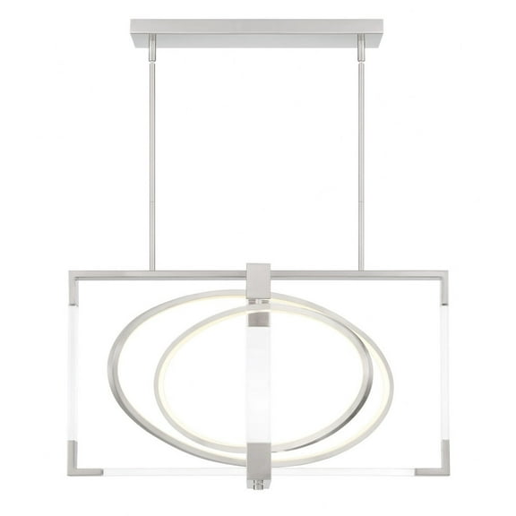 George Kovacs Lighting - Double Take - 50W 1 LED Pendant-18.5 Inches Tall and 32