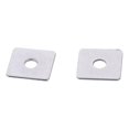 thumbnail image 4 of Yazoeia Rondelle Carrée, 10 Pcs M3 M4 M5 M6 M8 304 Acier Inoxydable Rondelles de Plaque Carrée Coussin Plat Joint d'Espacement pour Fixation de Matériel (M3x20x20x1) CJC912-193004, 4 of 5