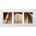 thumbnail image 3 of Alan Hausenflock 18x10 White Modern Wood Framed Wall Art Titled - Windward Sails Triptych, 3 of 5