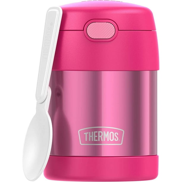 Termo de Comida para Niños de 296 ml de Thermos con Cuchara, Rosa