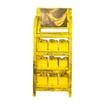 thumbnail image 3 of FashionCha Miniature Oil Rack 1/64 Scale Car Oil Display Rack Ornament Resin Auto Shelf Model Realistic Workshop Accessory Suitable for Collectors Repair Shop Display yellow, 3 of 8