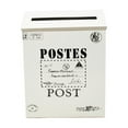 thumbnail image 3 of Buzón de correo Strade Fareast Limited buzón de metal retro beige, 3 of 8