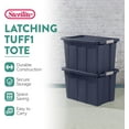 thumbnail image 2 of Storage Bins with Lids, Heavy Duty Totes, Tuff1, 30 Gallon, Dark Indigo, 2 of 9