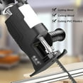 thumbnail image 3 of Graflsoa Multi-Purpose Electric Saw Adapter with Dual Bearing & Auto-Lubrication, 9 Blades Included, Compact Handheld Tool for Wood, Metal, and Plastic Cutting, 3 of 6
