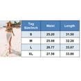 thumbnail image 3 of Aunavey Women Sexy Hollow Out Mesh Tassle Skirts Beach Cover Up Summer Fish Net Swimsuit Wrap Sheer Maxi Sarong, 3 of 3