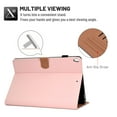thumbnail image 4 of Dteck Flip Case for iPad 9th Gen/iPad 8th Gen/iPad 7th Gen 10.2 inch, iPad Air 3rd Gen Case, Folio Wallet Case with Multi-Angle Viewing Stand, Auto Wake Sleep, Pink, 4 of 5