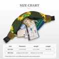 thumbnail image 4 of Easygdp Sunflower Fanny Pack for Men Women,Fashion Waist Packs,Travel Hiking Chest Bag Daypack, 4 of 7