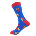 thumbnail image 2 of 5 Pairs Mens Socks Cartoon Creative Fashion Crew Socks Novelty Socks for Winter, 2 of 8