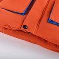 thumbnail image 5 of LFEOOST Winter Coat Children Winter Boy Jacket Coat Hooded Coat Fashion Kids Warm Clothes Ski Coats Orange 2-3 Years, 5 of 9