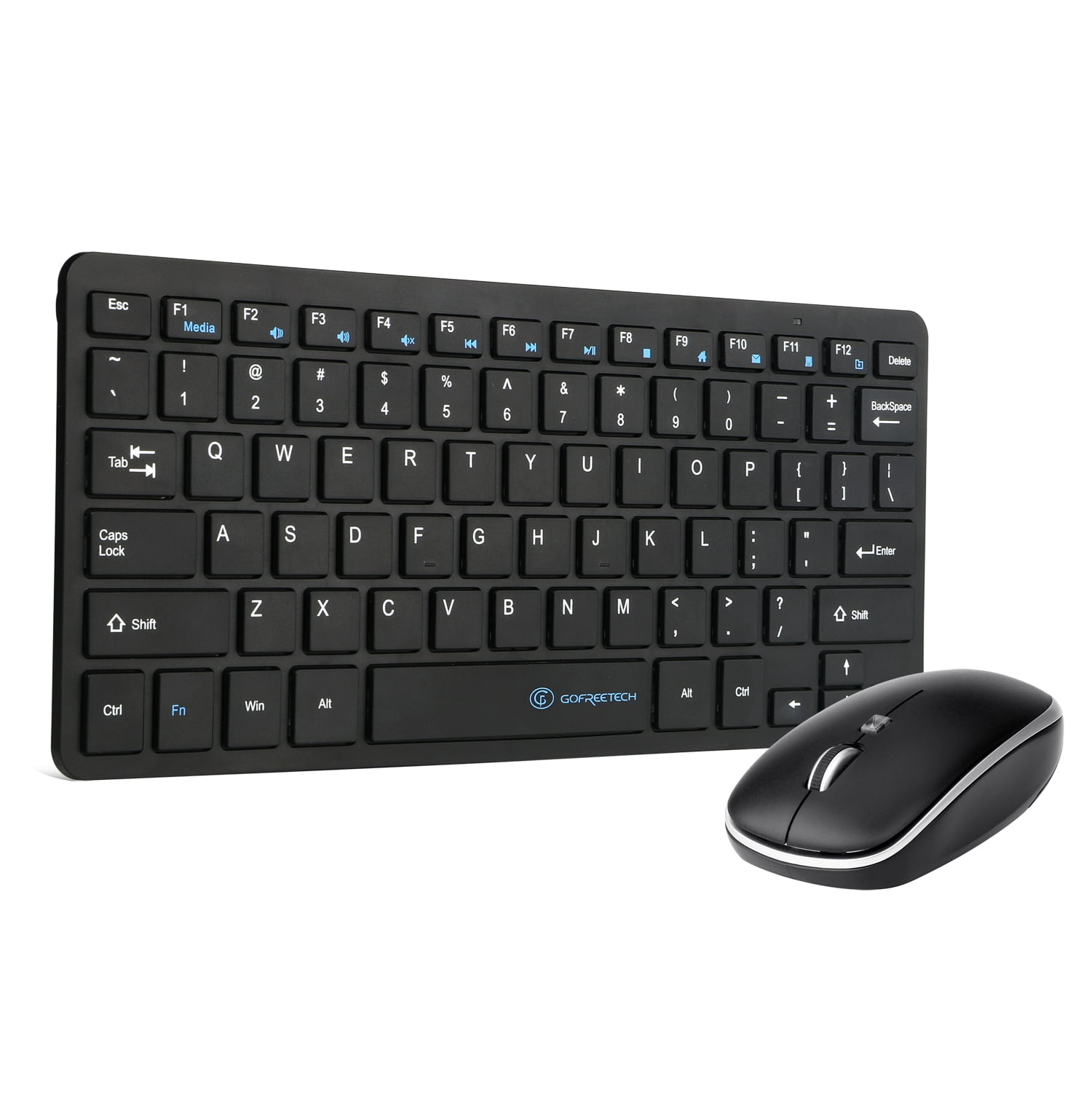 Gofreetech Wireless Keyboard and Mouse Combo 2.4G Ultra Slim Portable